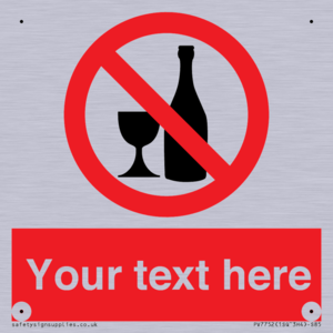 Custom prohibition no alcohol